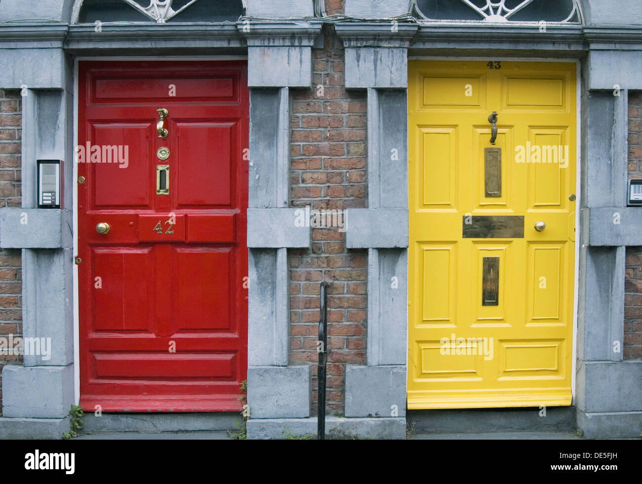 Doors in Kilkenny, Ireland Stock Photo Alamy