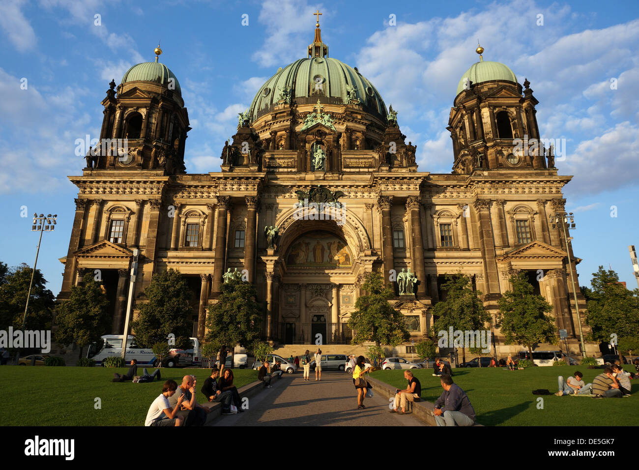 Germany: Front of Berlin Cathedral (Berliner Dom) from west side Stock Photo