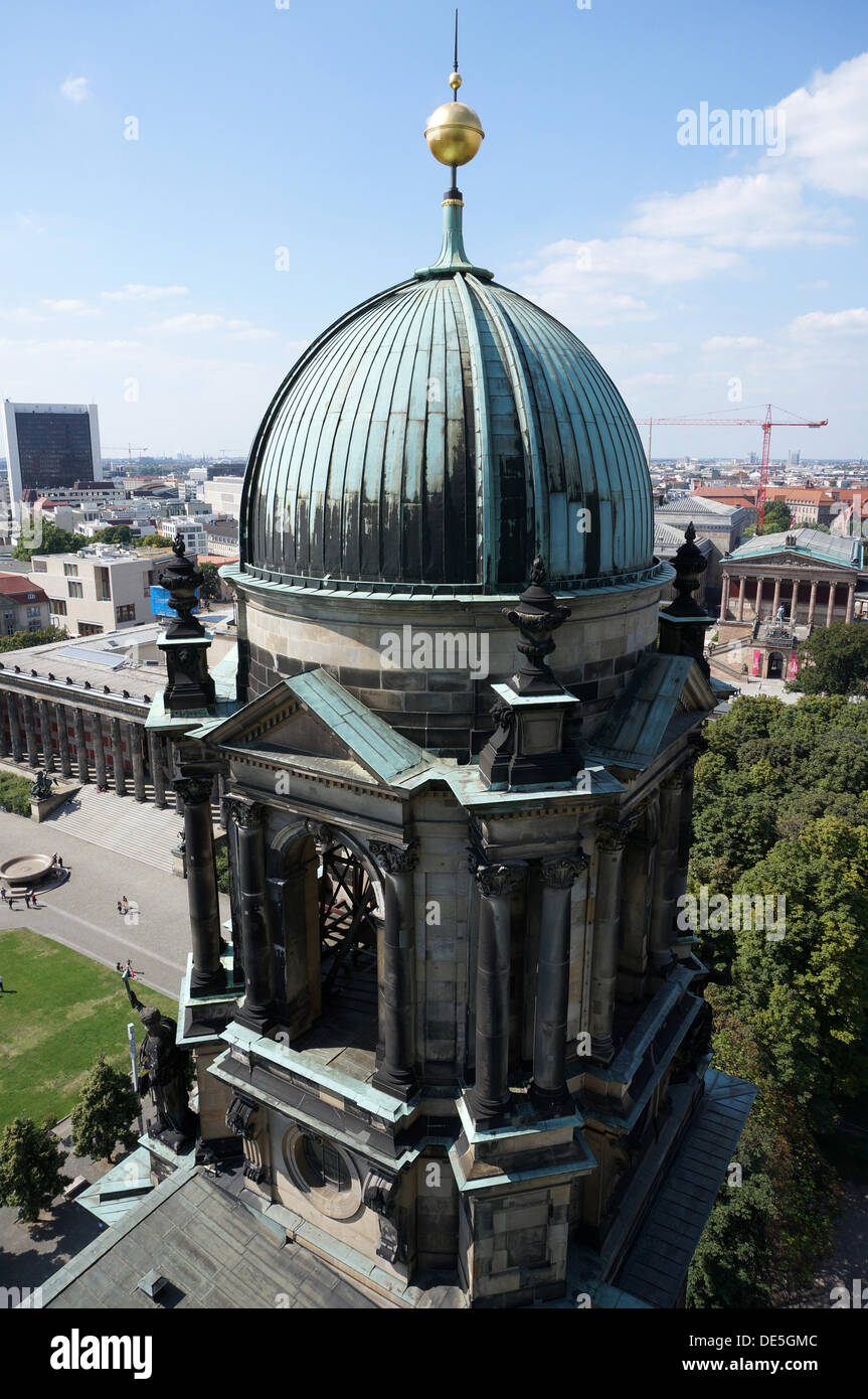 Germany: View from the roof of Berlin Cathedral (Berliner Dom) Stock Photo