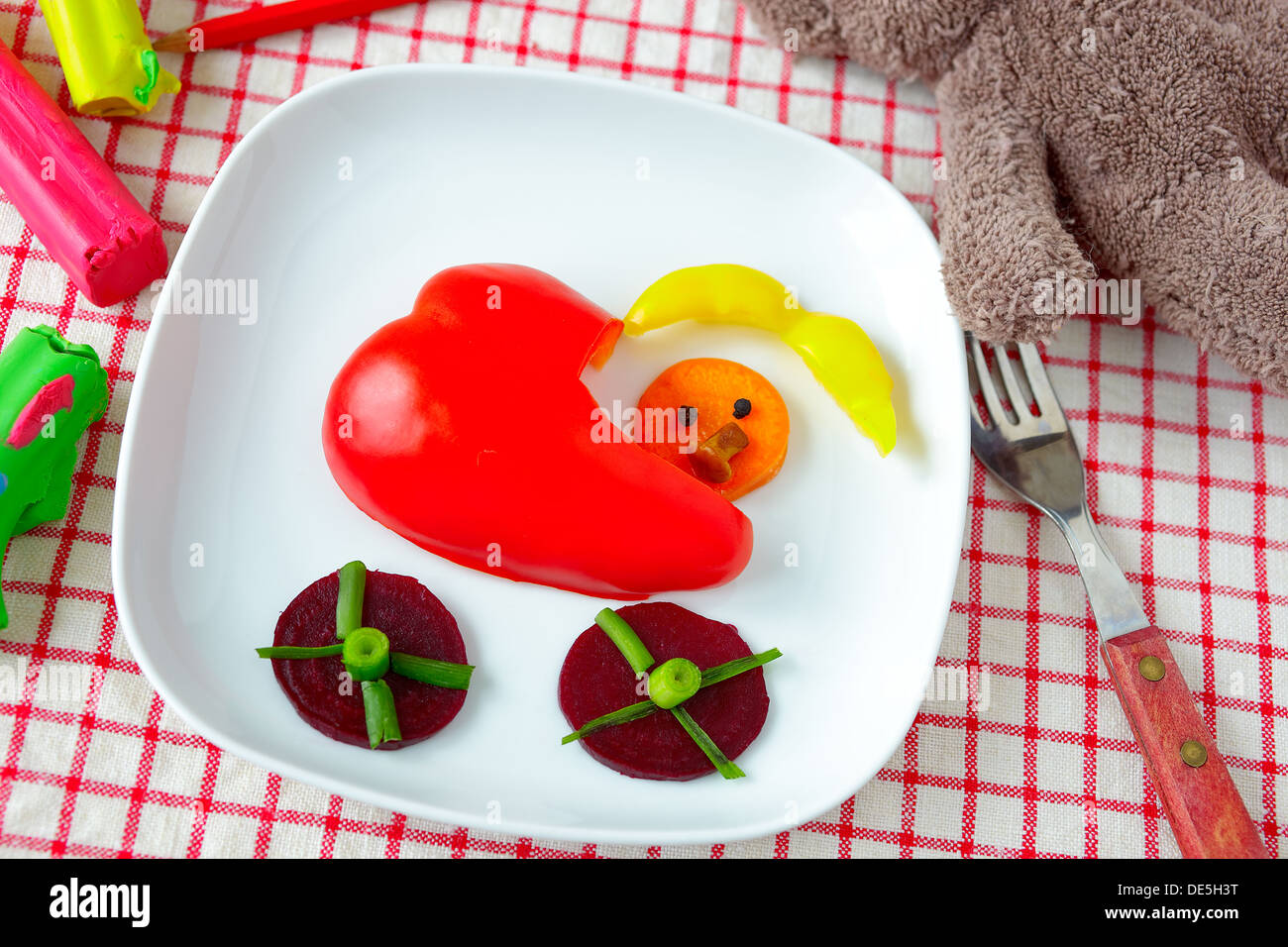 vegetable snack for kids Stock Photo - Alamy