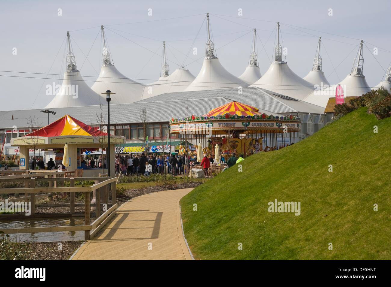 Skyline Pavilion and funfair. Butlins. Bognor Regis. Arun. West Sussex