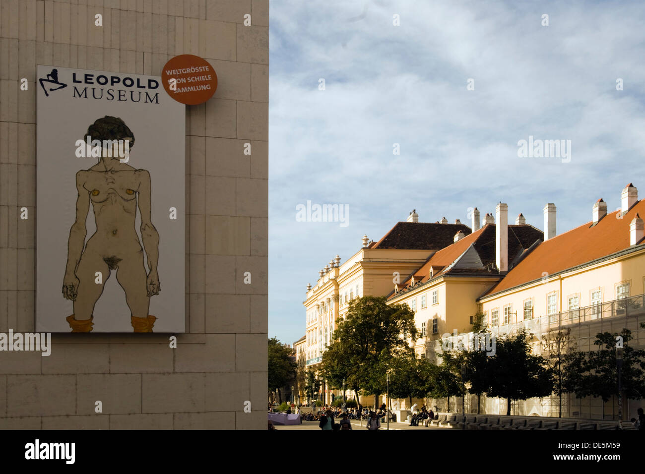 Österreich, Wien, Museumsquartier, Leopold-Museum Stock Photo