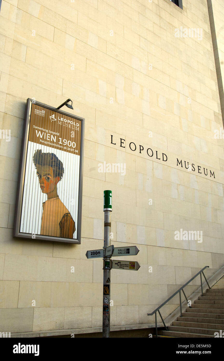 Österreich, Wien, Museumsquartier, Leopold Museum Stock Photo