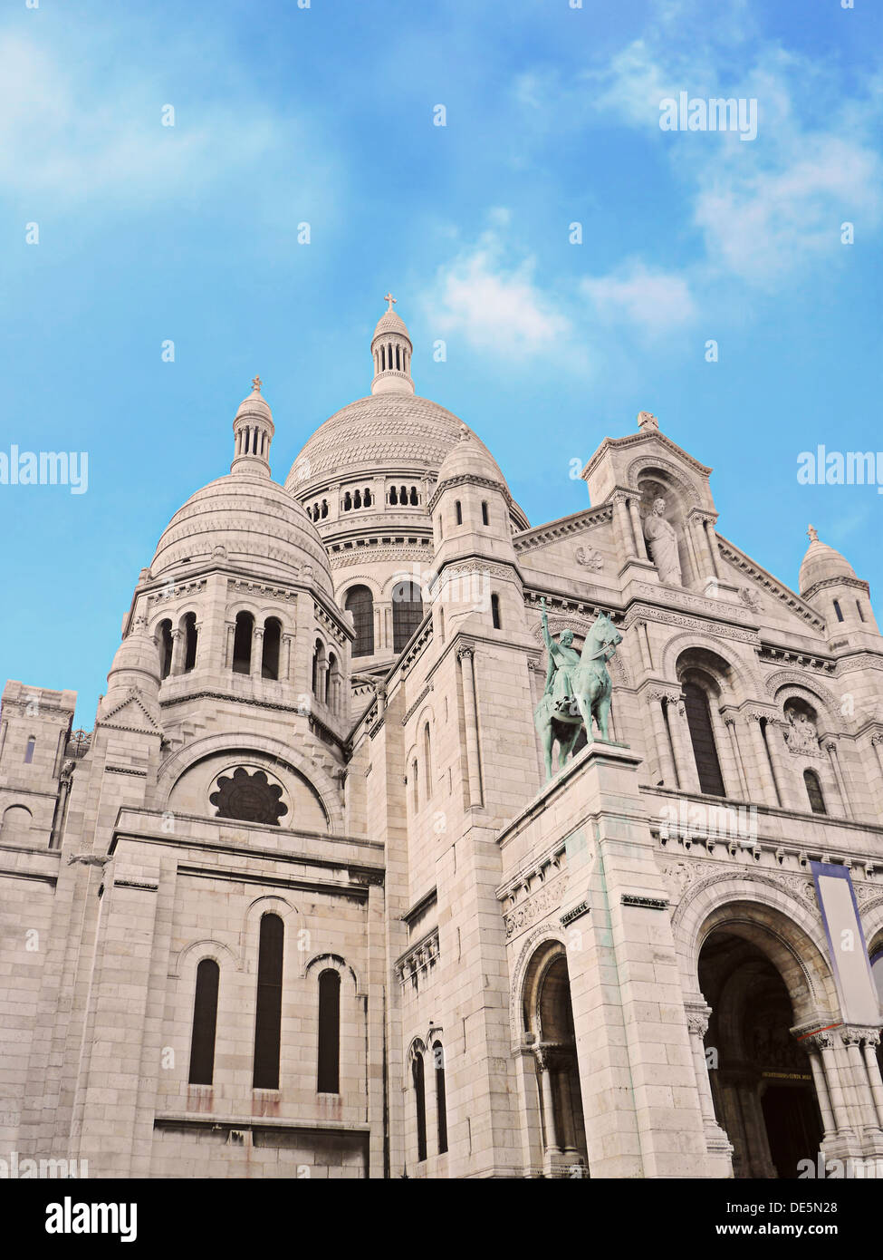 Sacre-Coeur Basilica on Montmartre, Paris, France Stock Photo