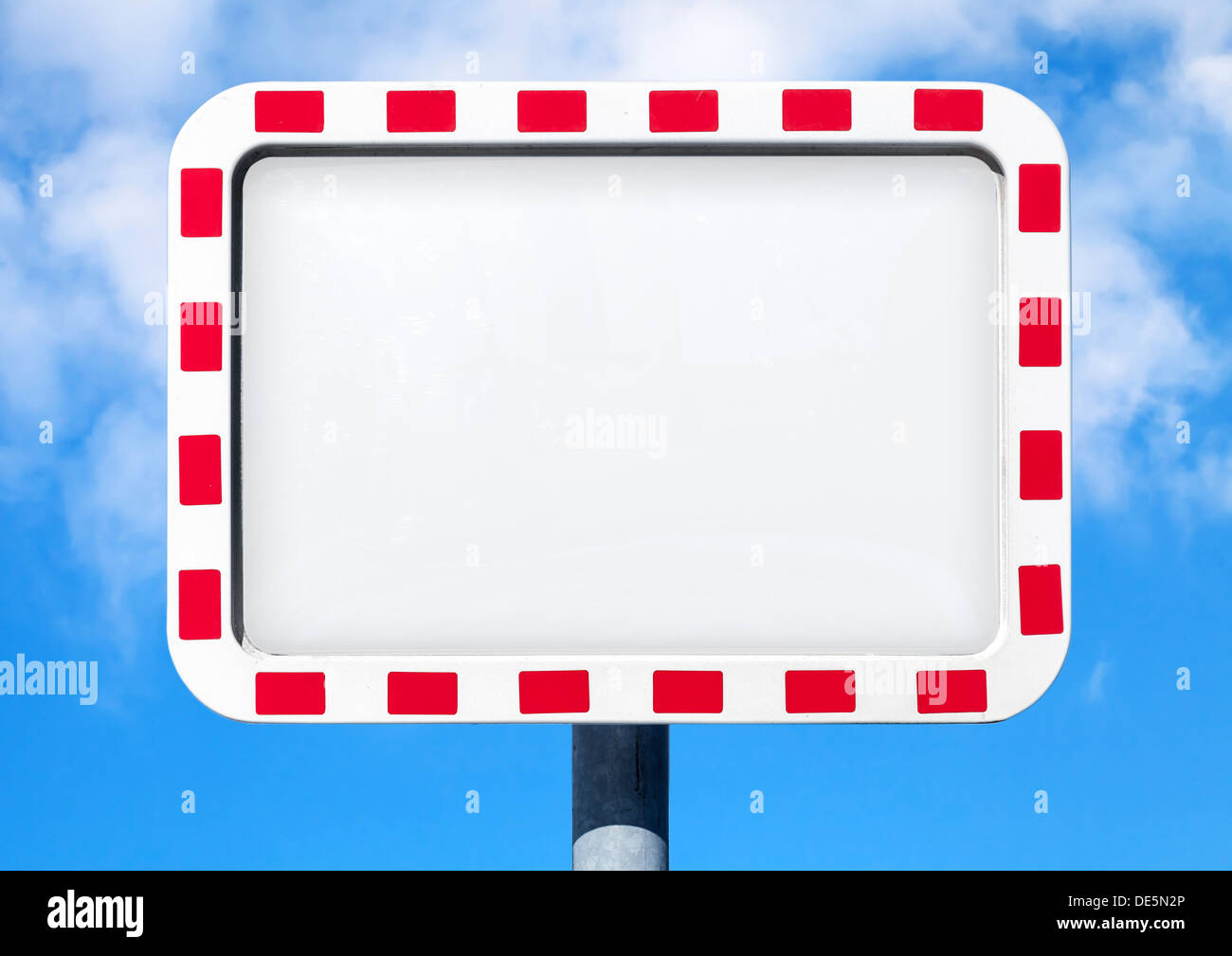Blank red road sign hi-res stock photography and images - Alamy
