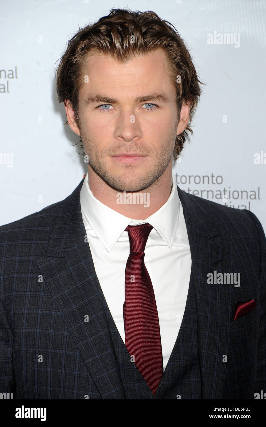 Chris Hemsworth Attending The Rush Premiere At The 38th Toronto
