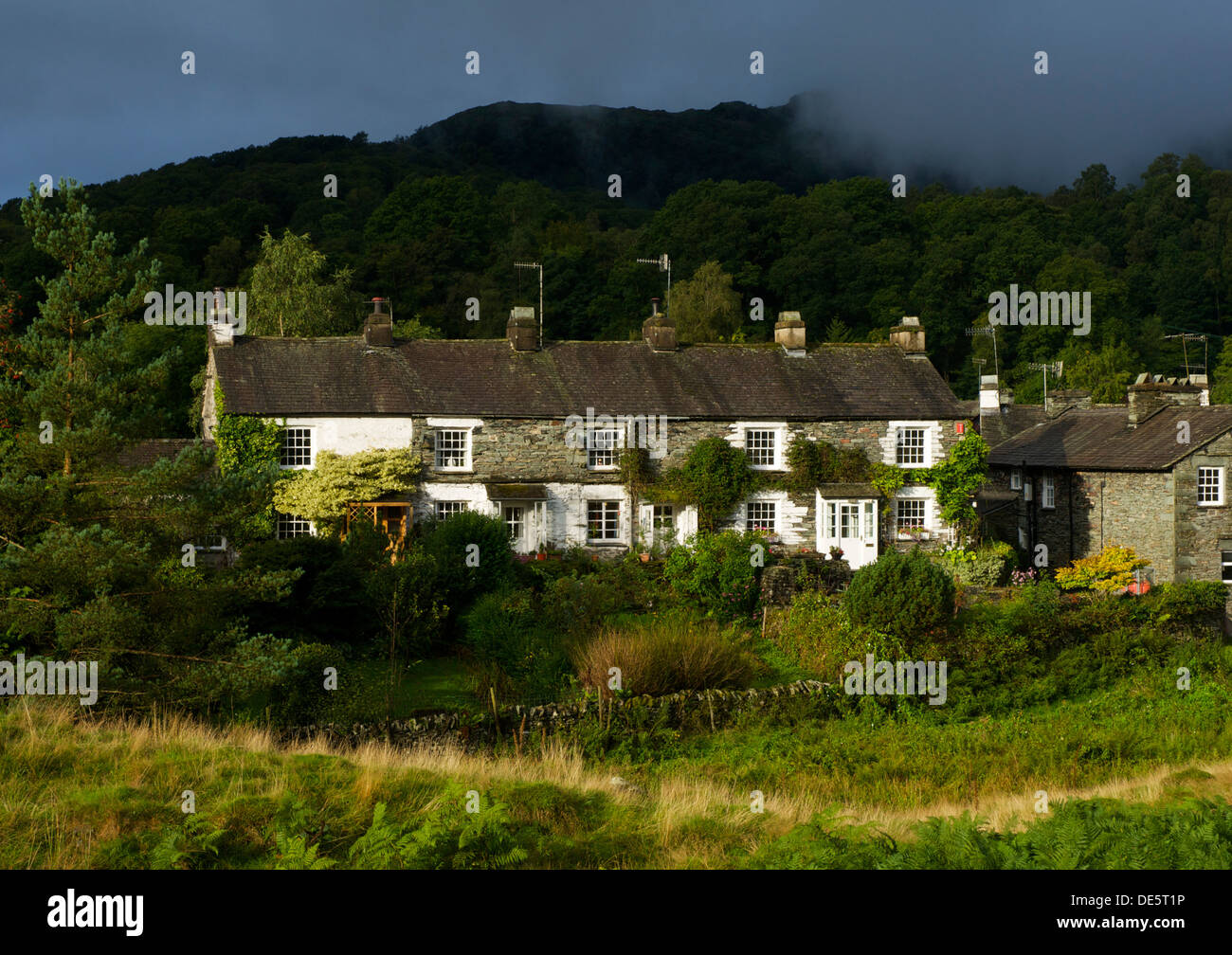 Cottages In The Village Of Elterwater Langdale Lake District