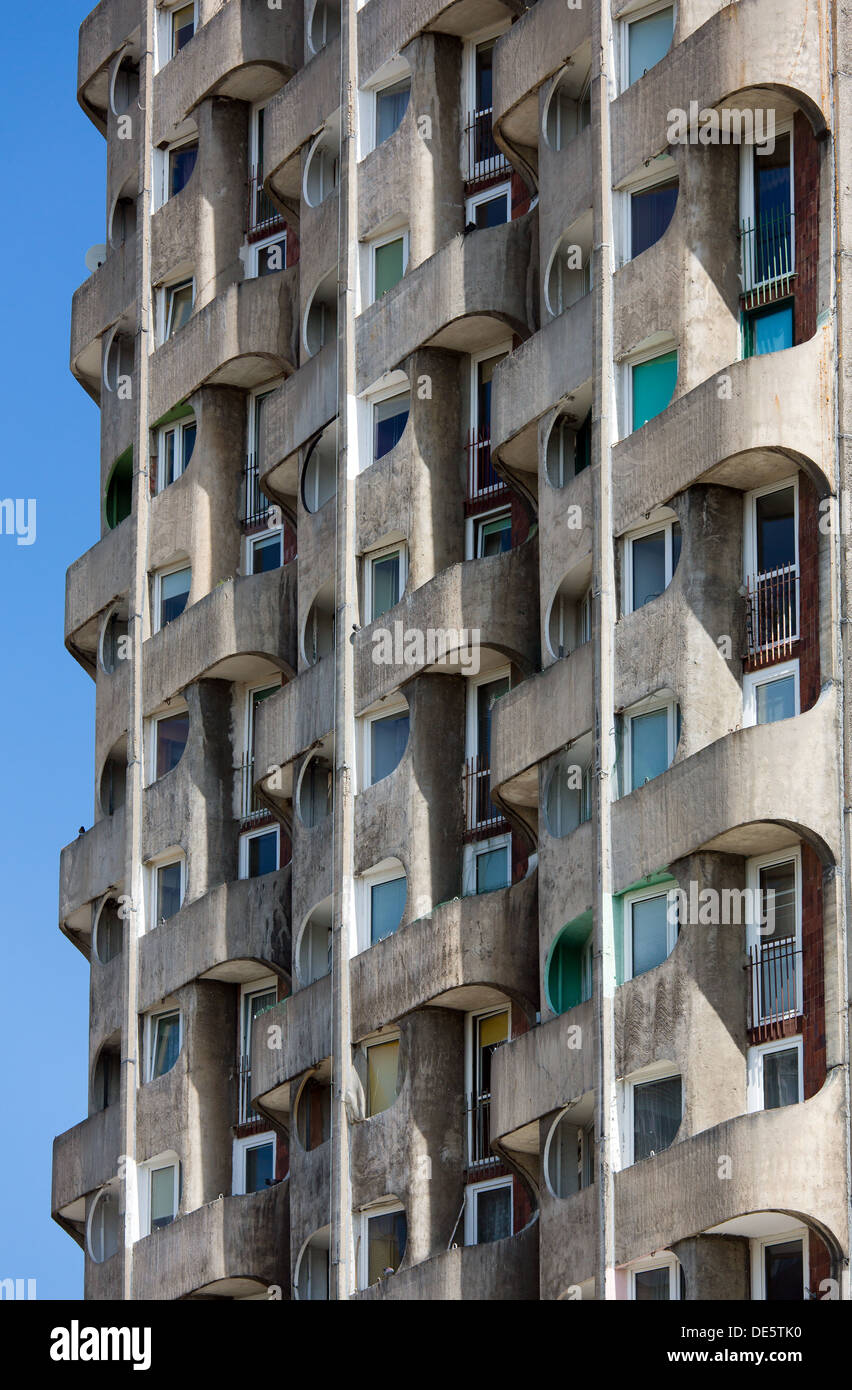 Wroclaw, Poland, high-rise settlement Plac Grunwaldzki Stock Photo