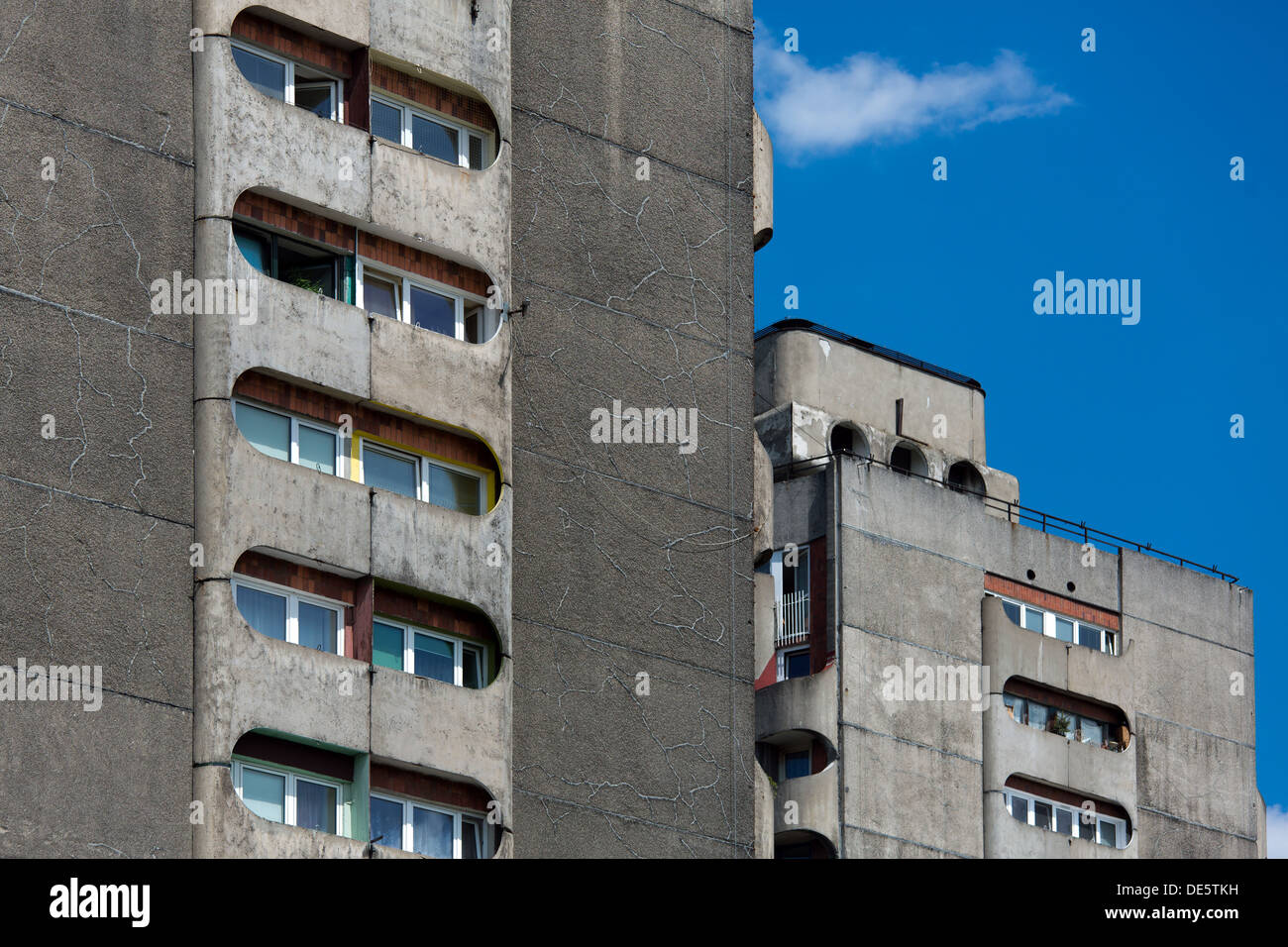 Wroclaw, Poland, high-rise settlement Plac Grunwaldzki Stock Photo