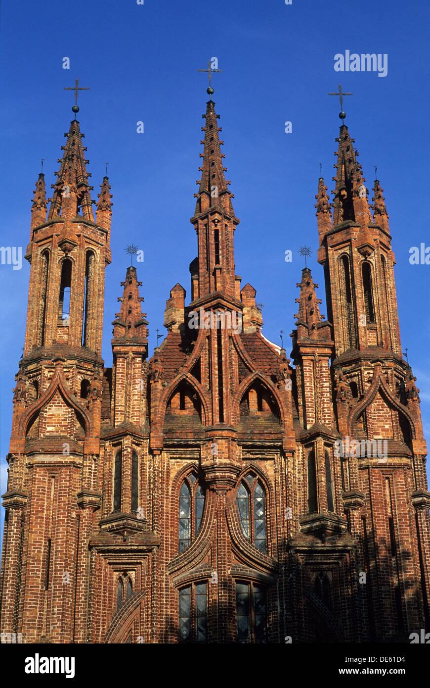 Eglise Gothique Sainte Anne Vilnius Lituanie Pays Baltes Europe Du Nord Stock Photo Alamy
