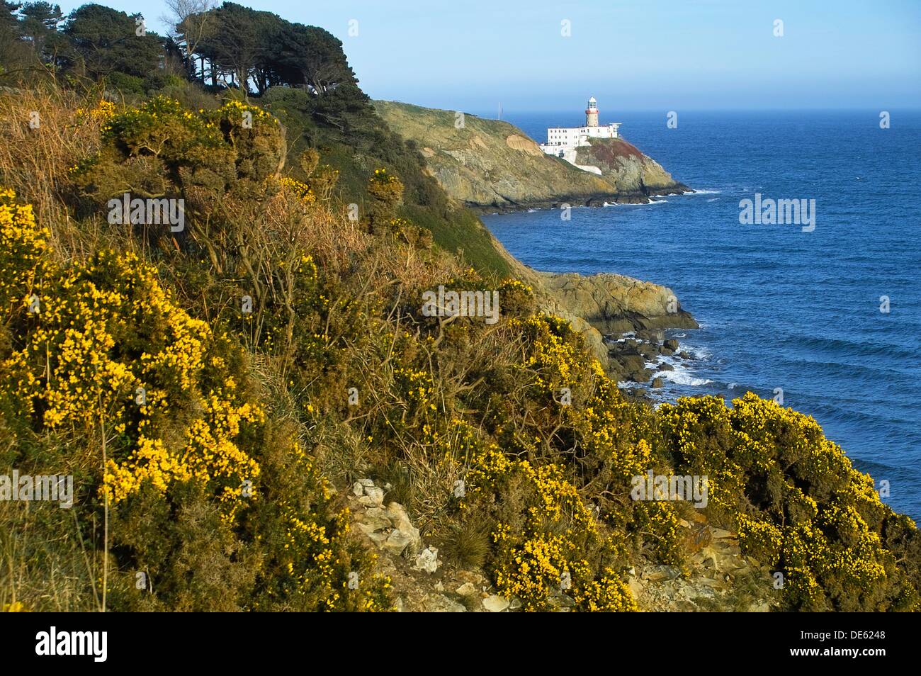 Baily lighthouse howth head co dublin ireland hires stock photography