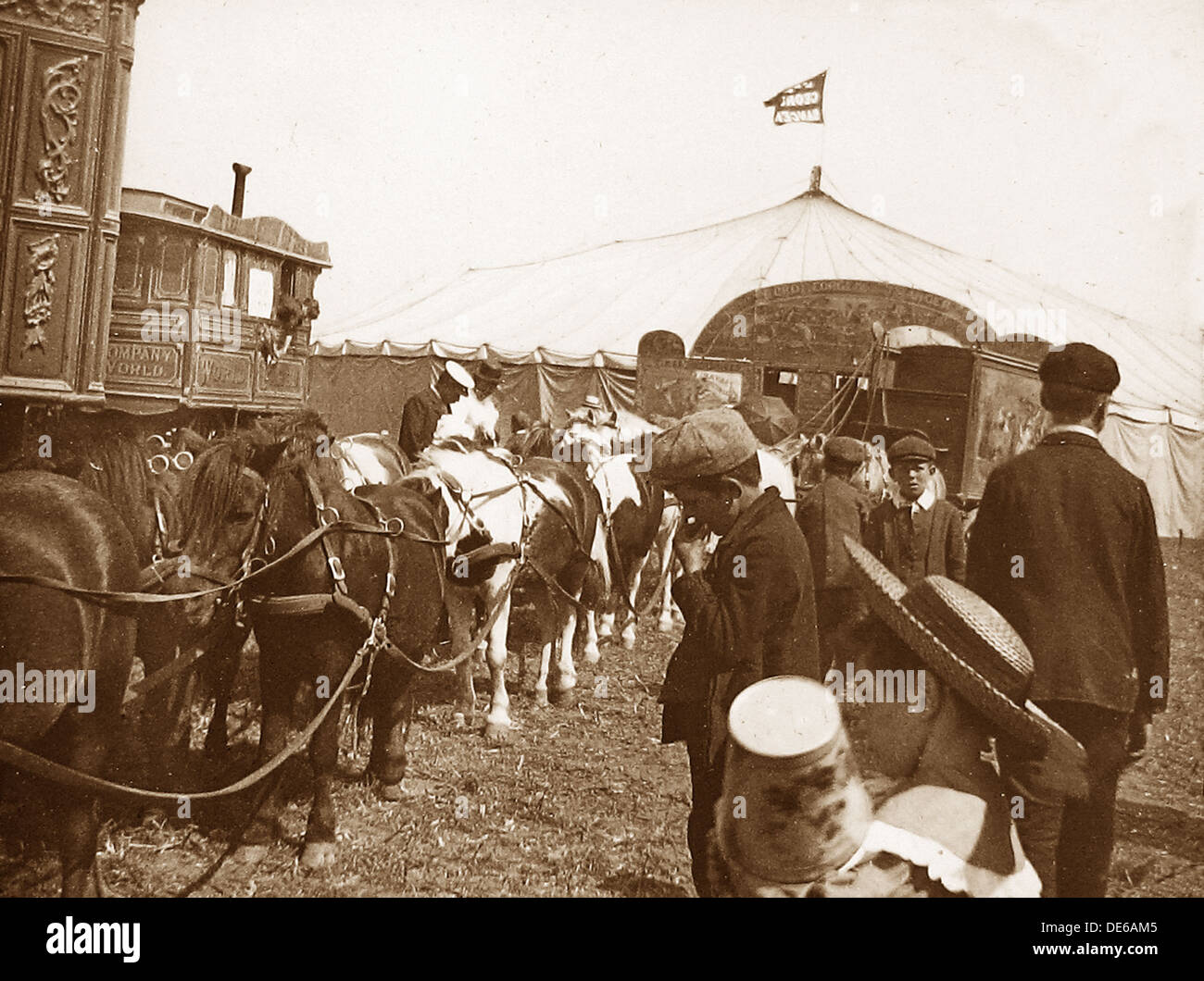 Barnum's Circus in Ramsgate in 1899 Stock Photo - Alamy