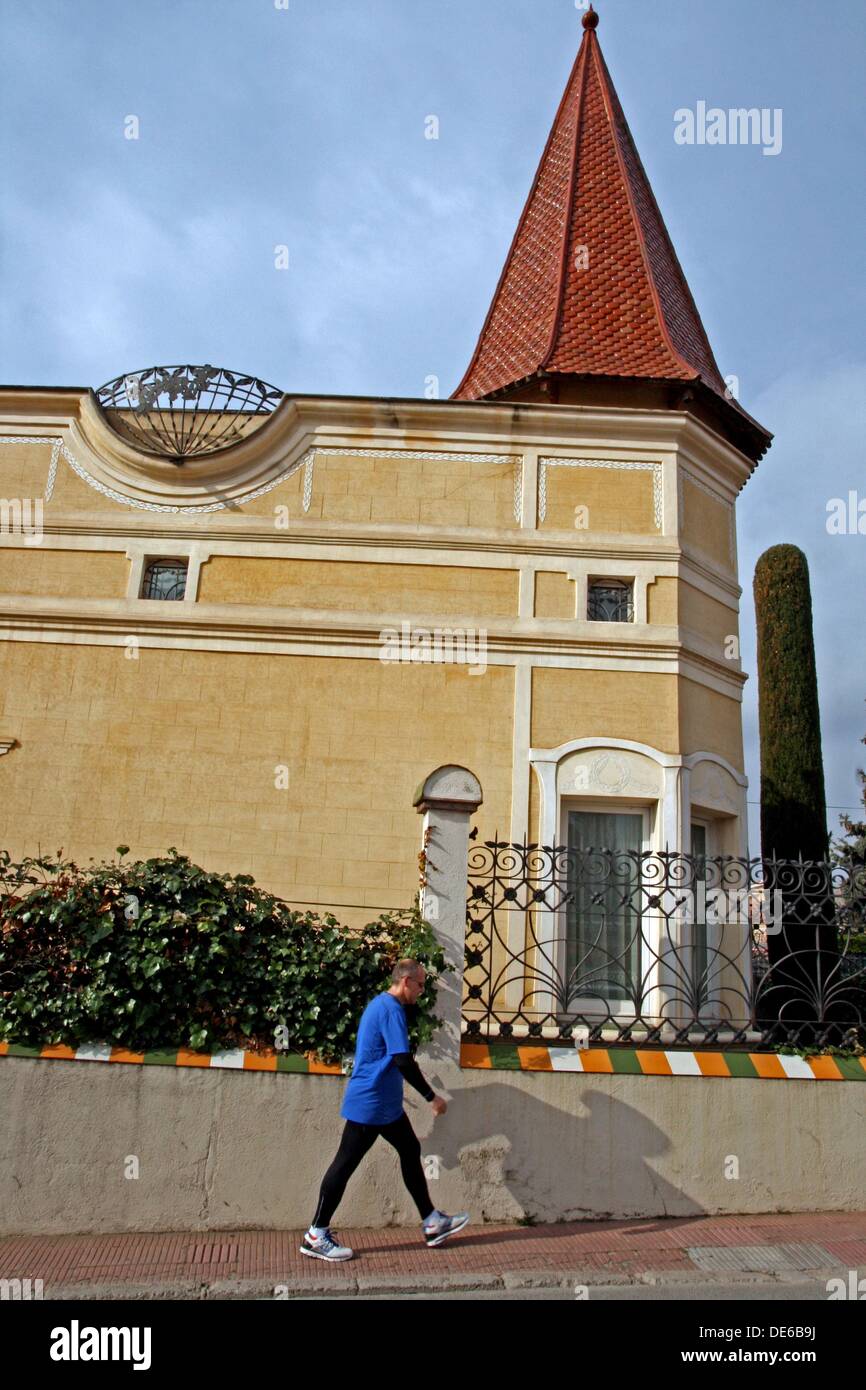 Villa Lola Modernism L Ametlla Del Valles Catalonia Spain Stock Photo Alamy