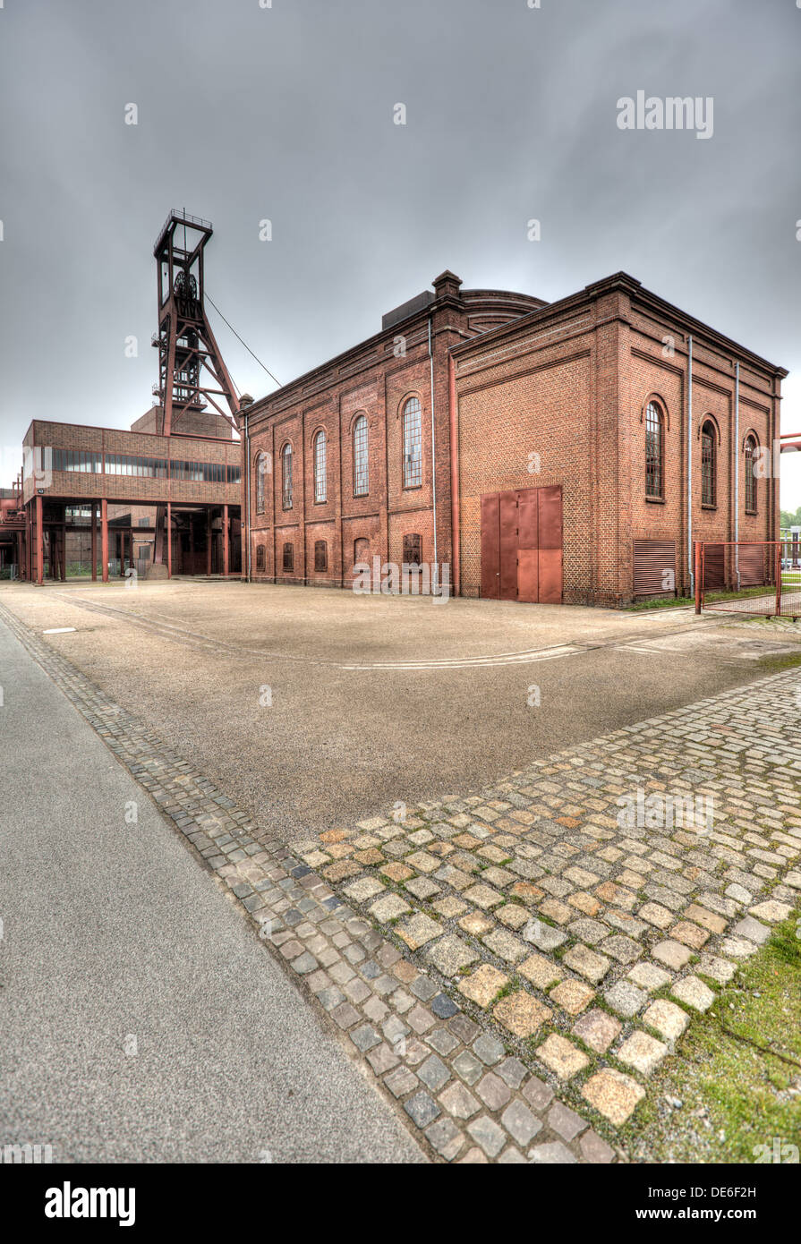 Deserted and derelict industrial heritage in the Ruhr region of Germany Stock Photo
