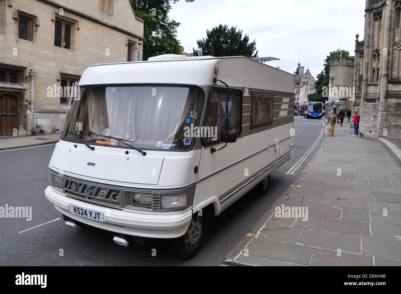 Camper van, Oxford Stock Photo Alamy