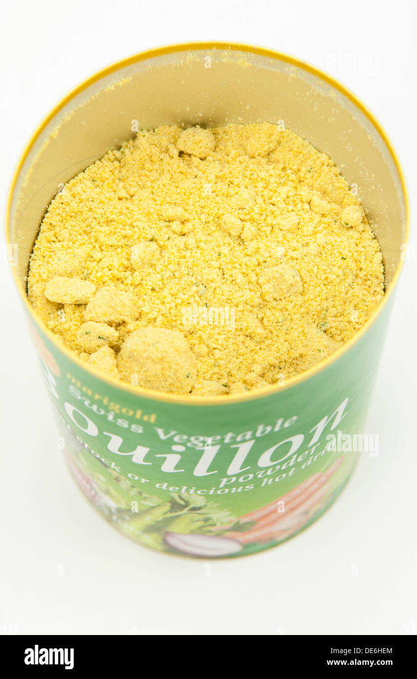 Marigold Swiss Vegetable Bouillon Powder Stock Photo Alamy