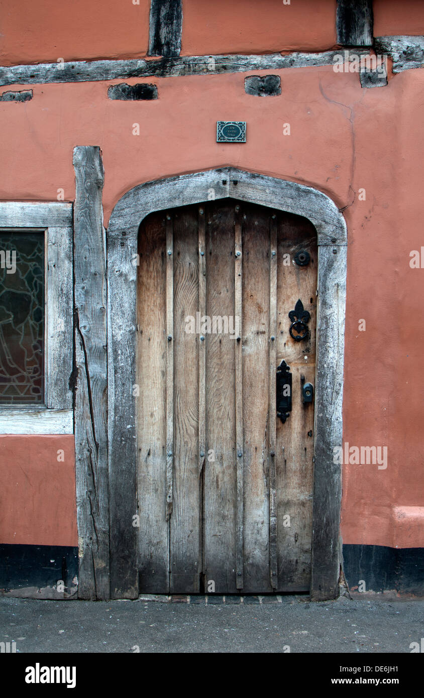 Door of The Whitefriars pub, Coventry, UK Stock Photo