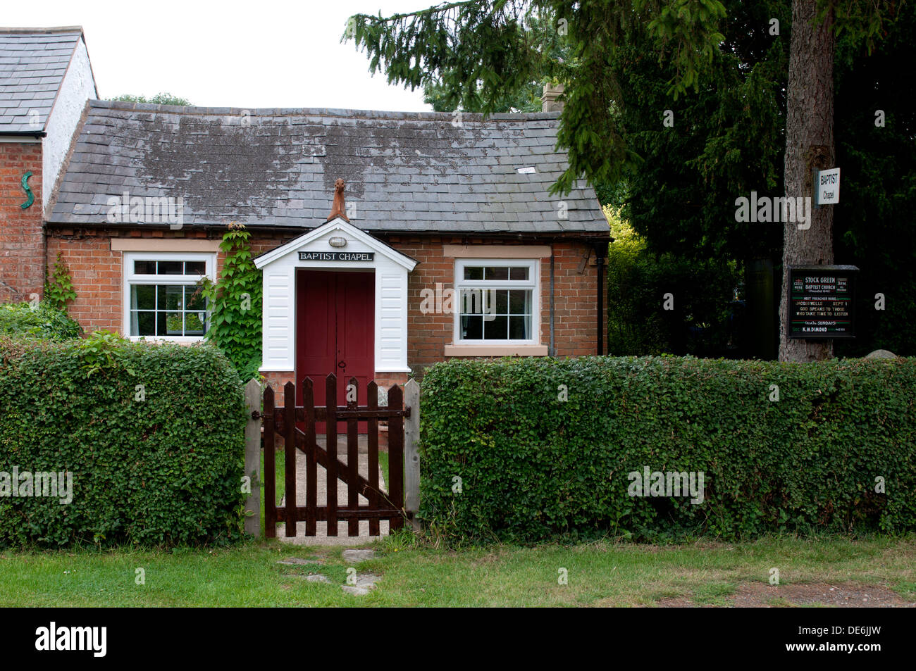 Stock Green Baptist Church, Worcestershire, England, UK Stock Photo Alamy