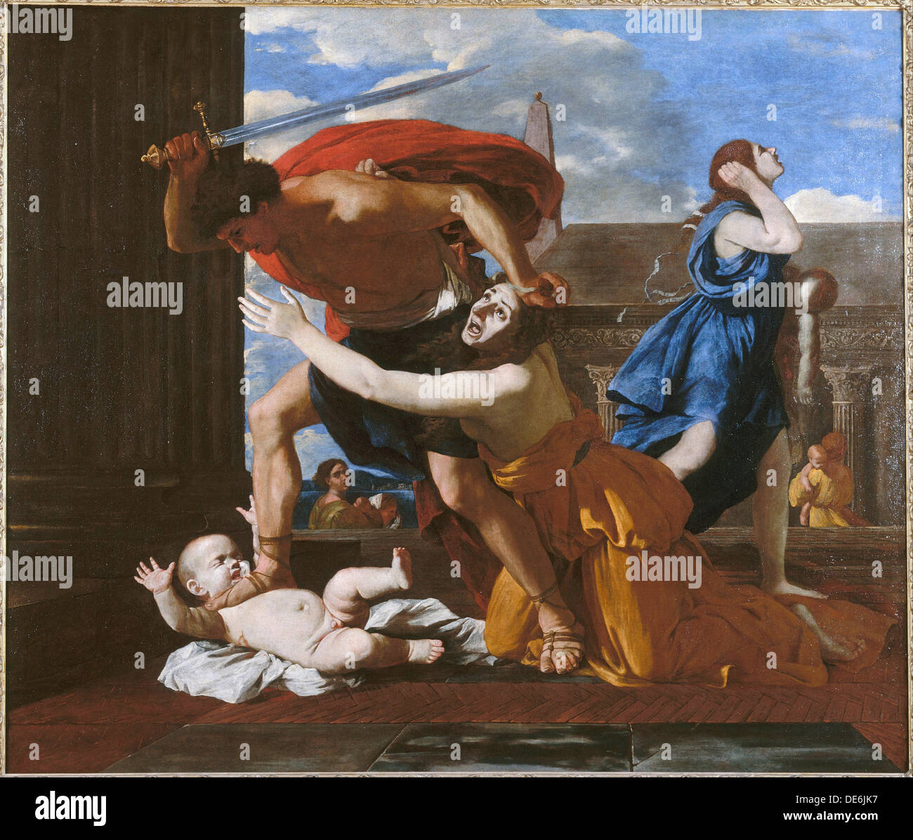 The Massacre of the Innocents, ca. 1628-1629. Artist: Poussin, Nicolas (1594-1665) Stock Photo