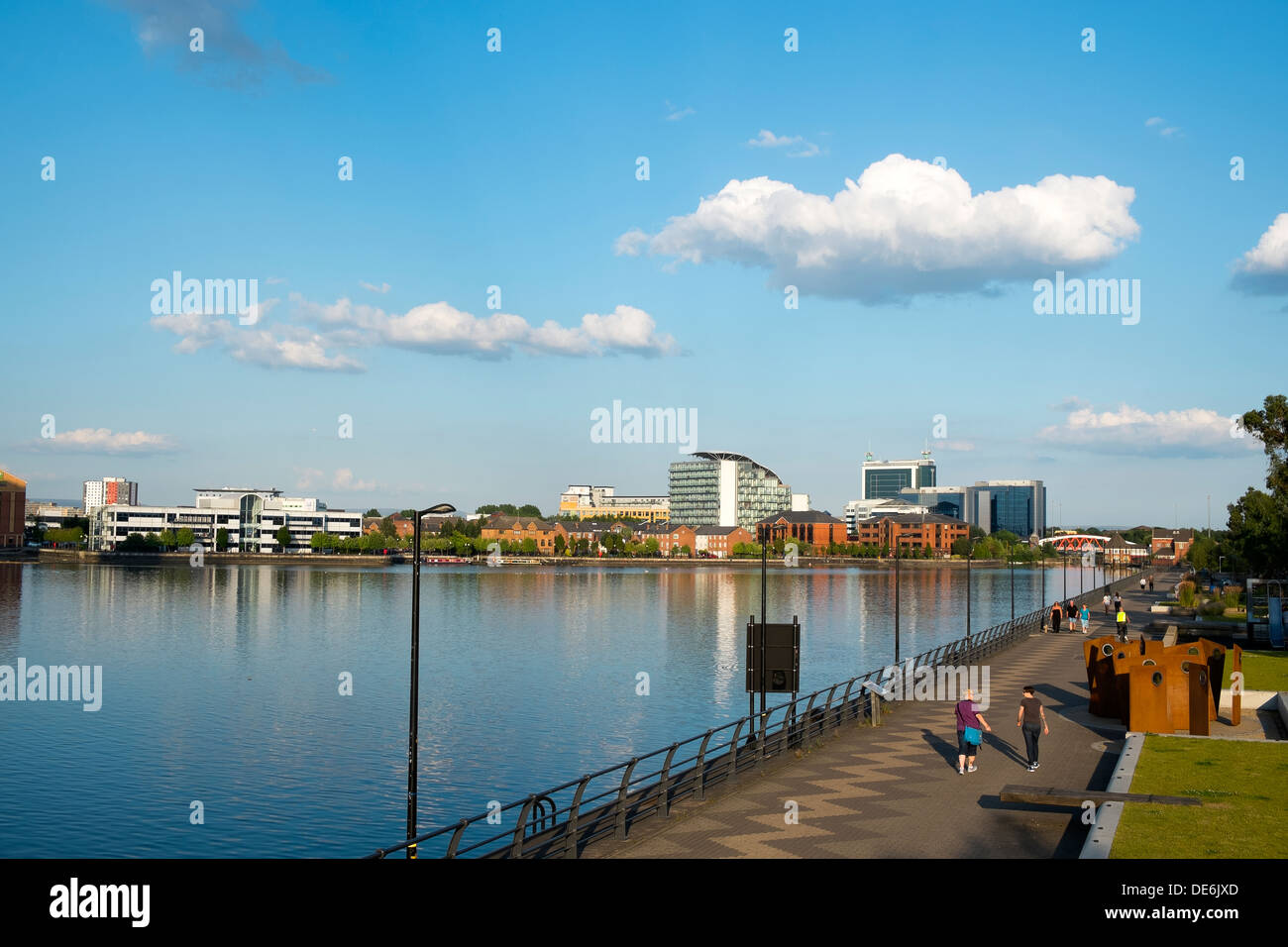 England, Greater Manchester, Salford quays Stock Photo