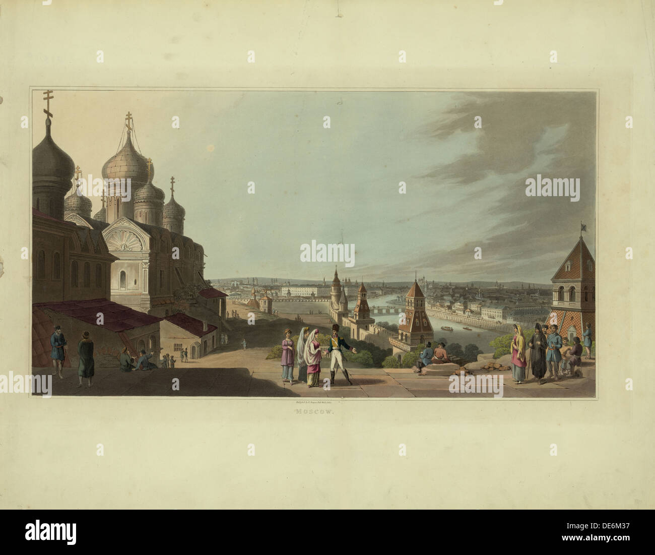 Moscow, 1814. Artist: Anonymous Stock Photo