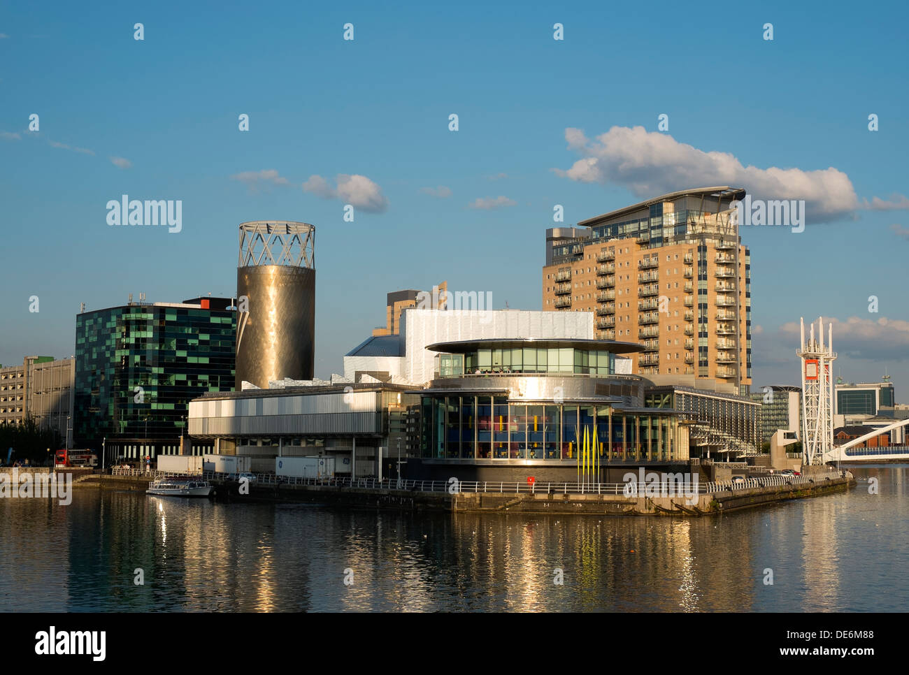 England, Greater Manchester, Salford Quays, Lowry Theatre Stock Photo
