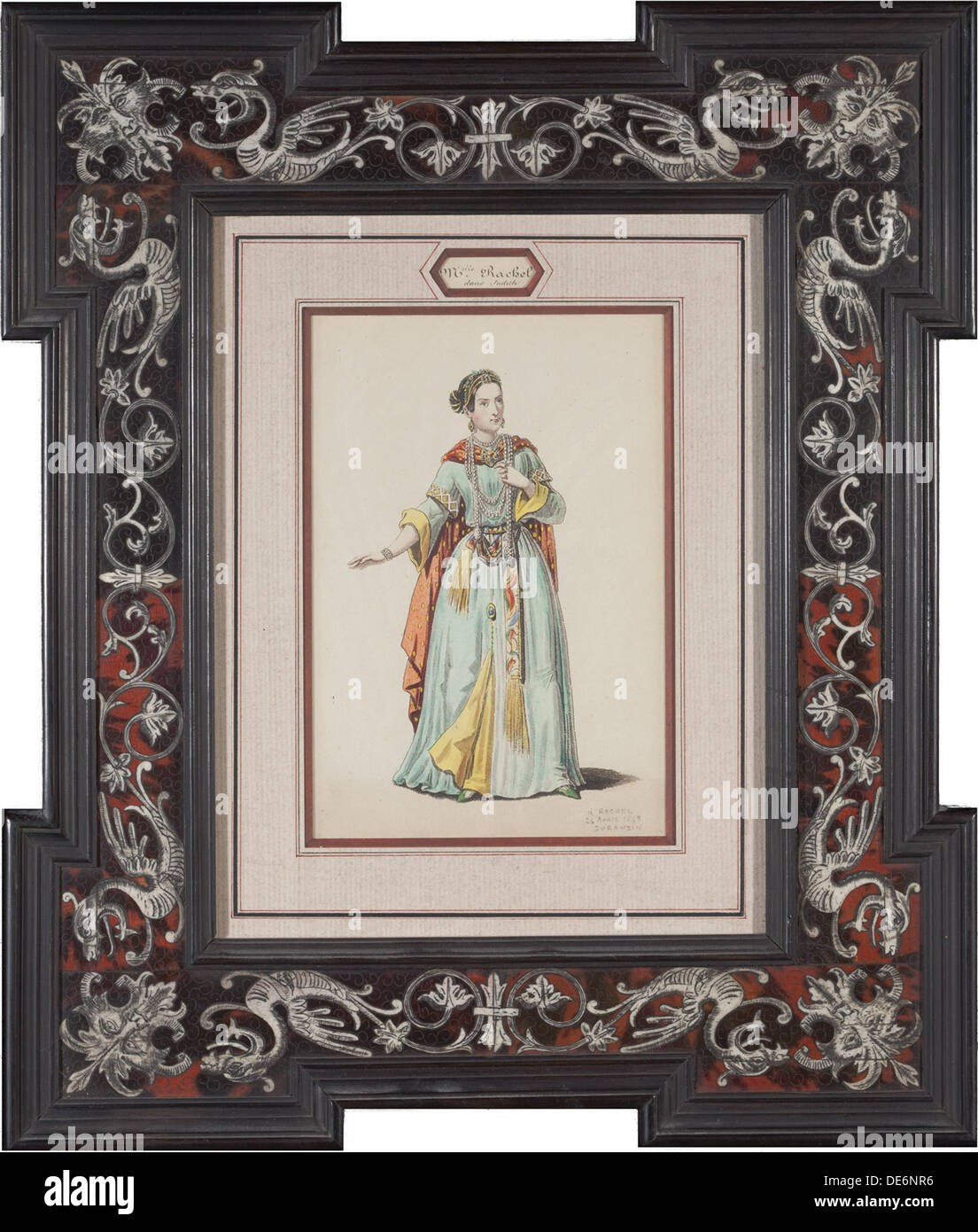 Élisa Rachel as Judith, 1843. Artist: French master Stock Photo