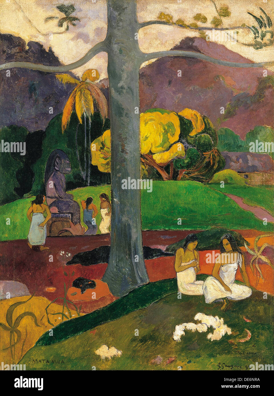 Mata Mua In Olden Times 1892 Artist Gauguin Paul Eug ne Henri 1848 1903 Stock Photo Alamy
