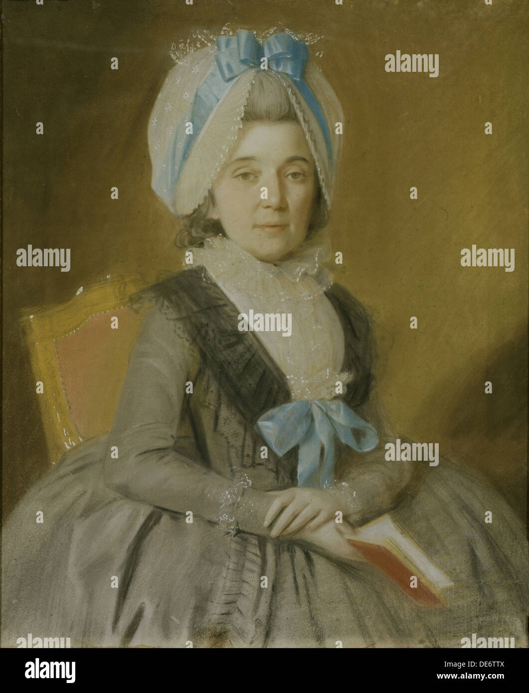 Portrait of Princess Praskovya Ivanovna Golitsyna (1734-1802). Artist: Bardou, Johann (active 1775-1788) Stock Photo