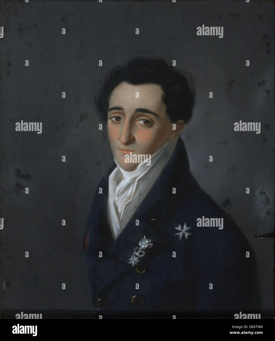 Portrait of Christofor Ekimovich Abamelik-Lazarev (1789-1871), 1820. Artist: Bardou, Karl Wilhelm (1750s-after 1842) Stock Photo