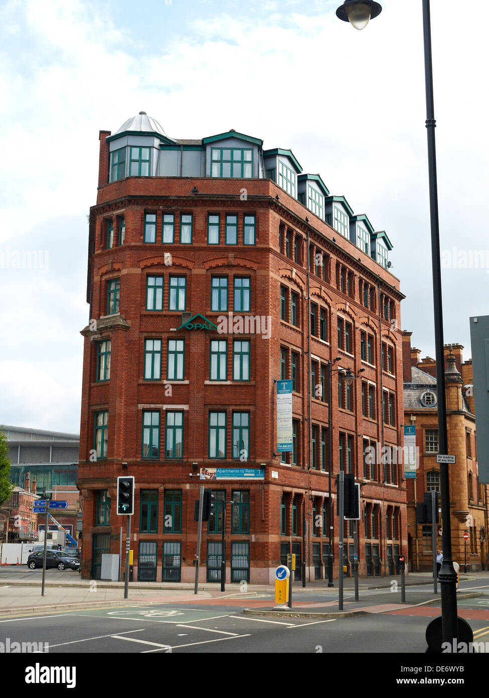 Opal house, student in Manchester UK Stock Photo Alamy