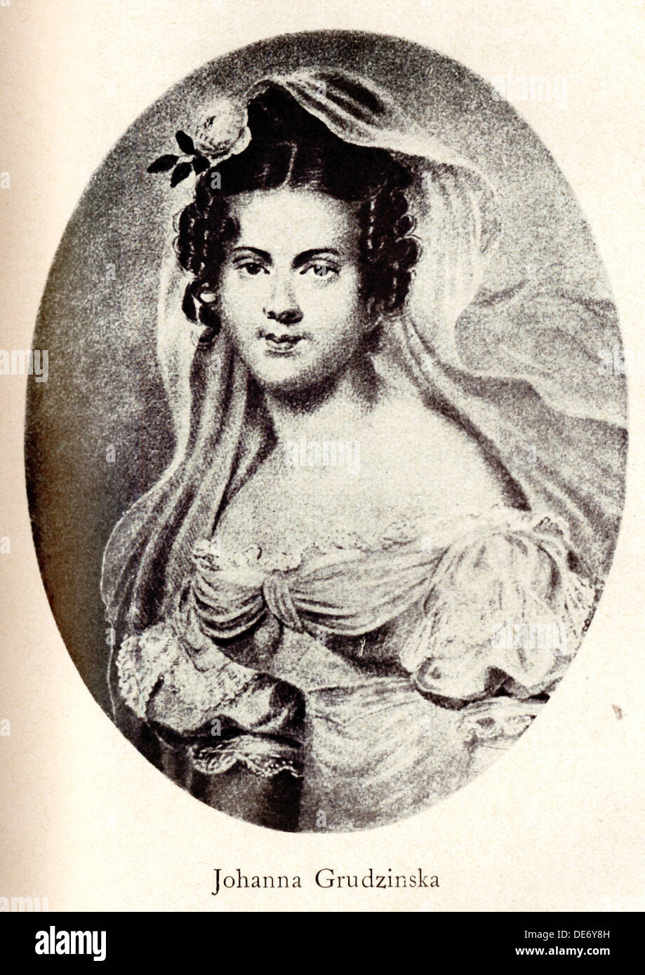 Portrait of Joanna Grudzinska, Early 19th cen.. Artist: Anonymous Stock Photo