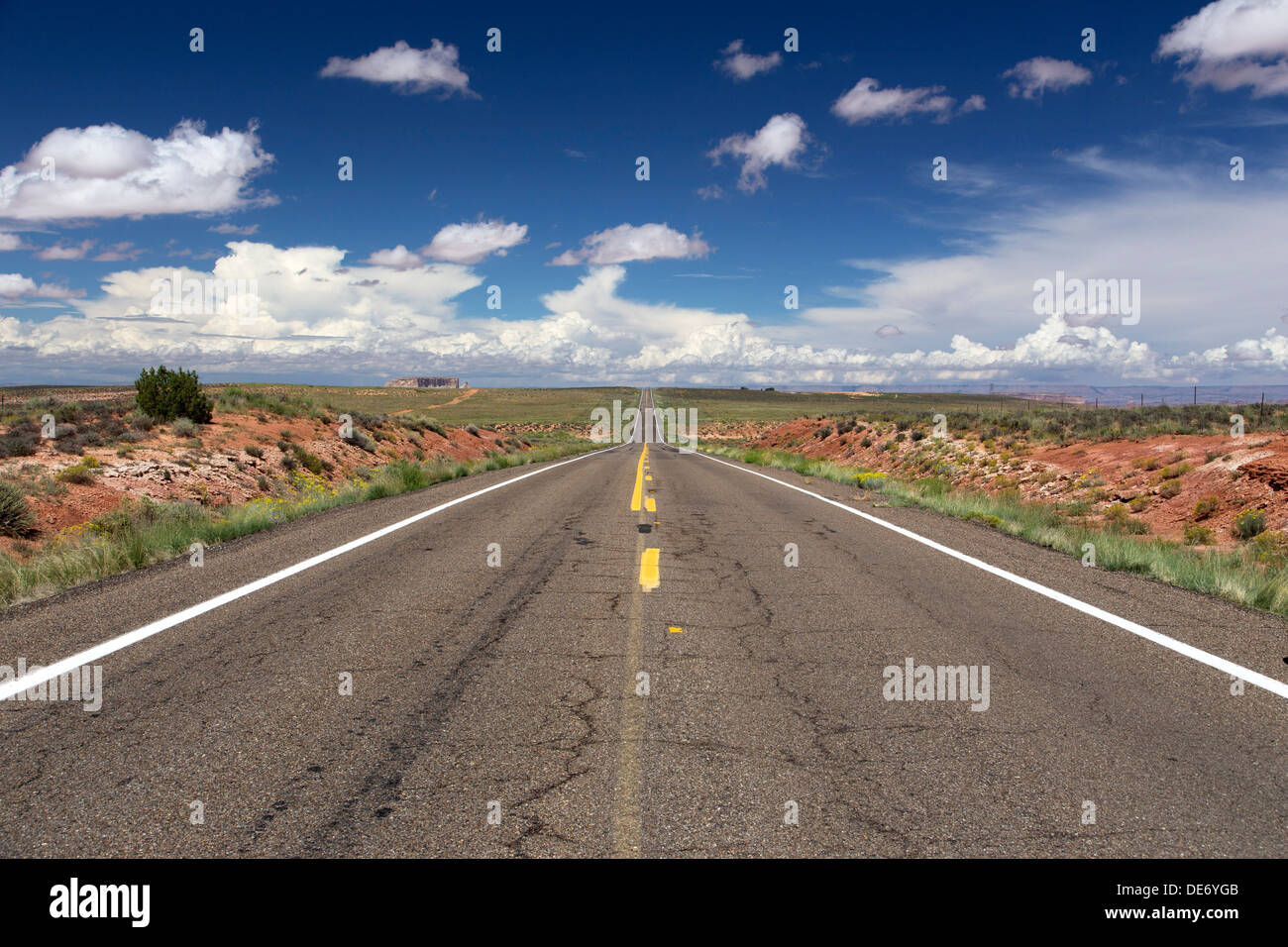 Arizona Highway 98, Coconino County Stock Photo