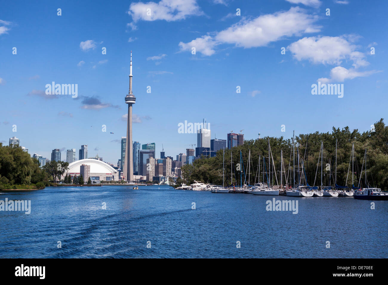 View cn tower from harbourfront hi-res stock photography and images - Alamy