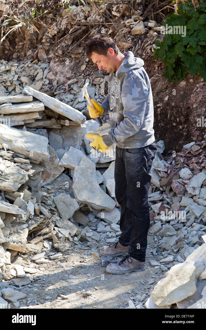 Quarry workers hires stock photography and images Alamy