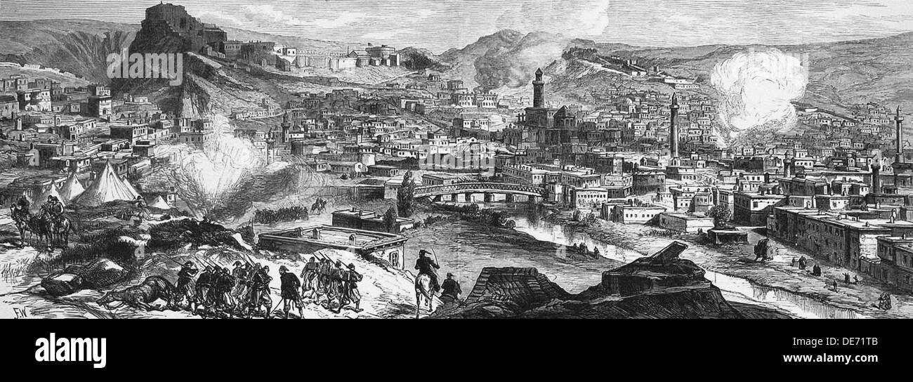 Viev of Erzurum, 1878. Artist: Willmore, Arthur (1814-1888) Stock Photo