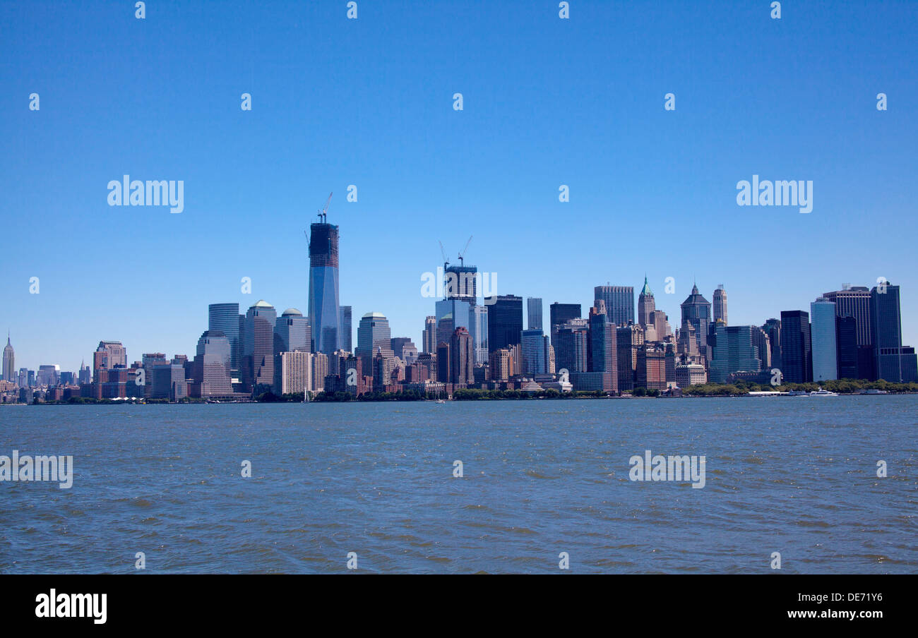 New York City Skyline on a beautiful day Stock Photo - Alamy