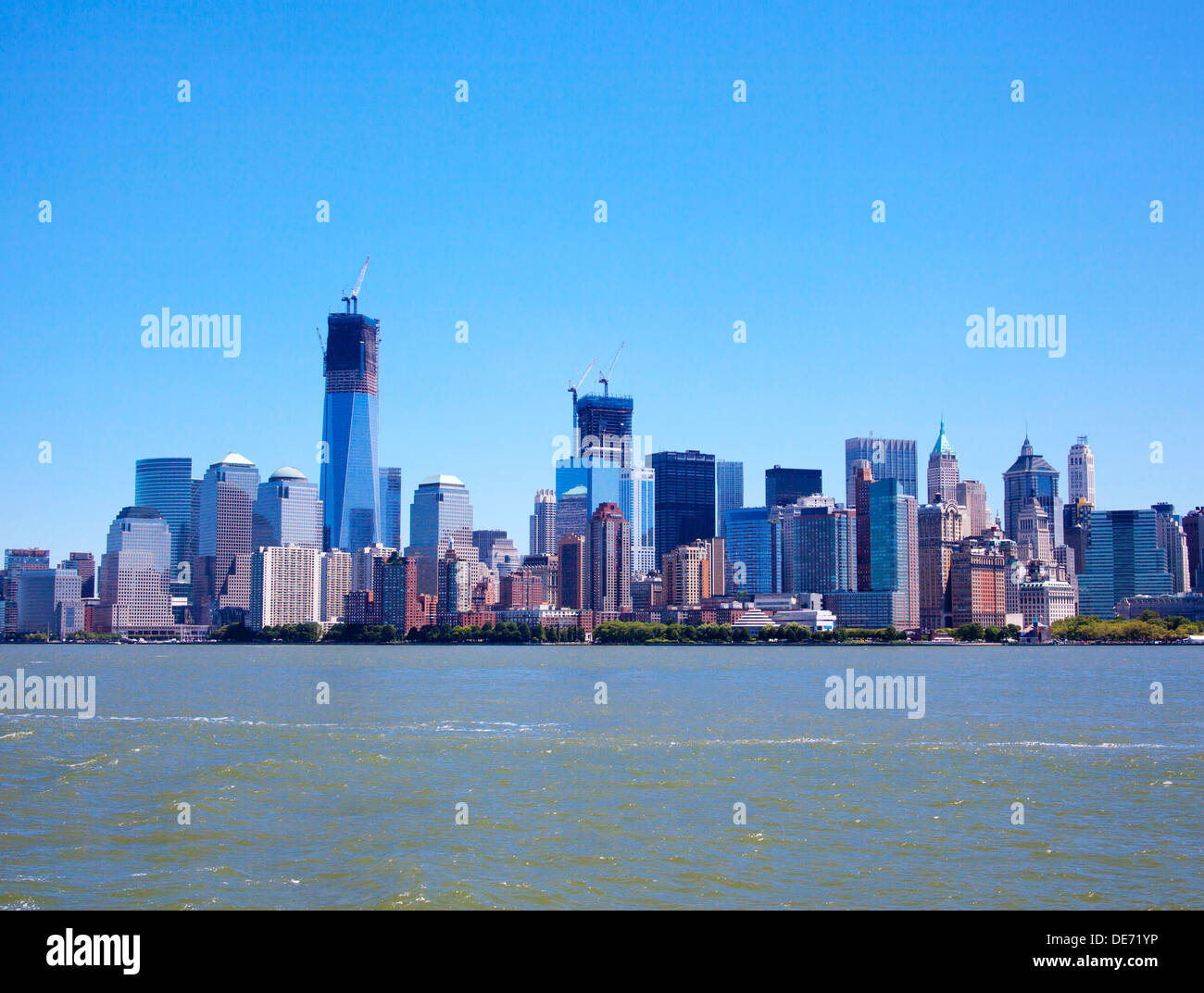 New York City Skyline on a beautiful day Stock Photo - Alamy