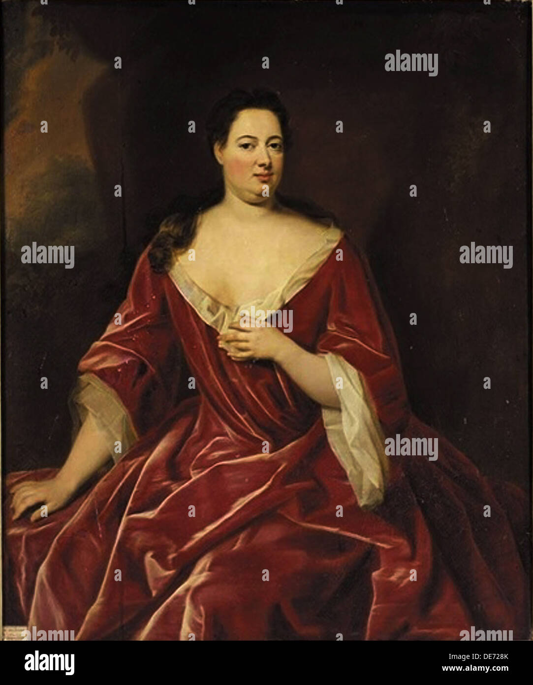 Portrait of Sophia Charlotte von Kielmansegg, Countess of Darlington (1675-1725). Artist: Kneller, Sir Gotfrey (1646-1723) Stock Photo