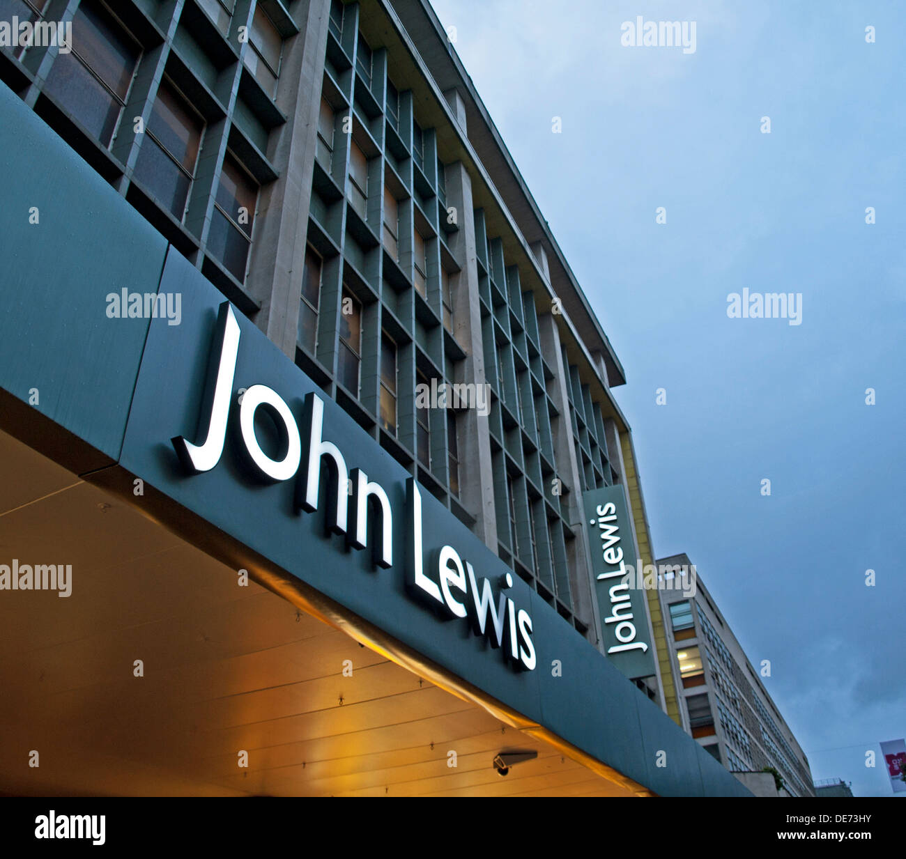 Facade of John Lewis, Oxford Street, London, England, United Kingdom