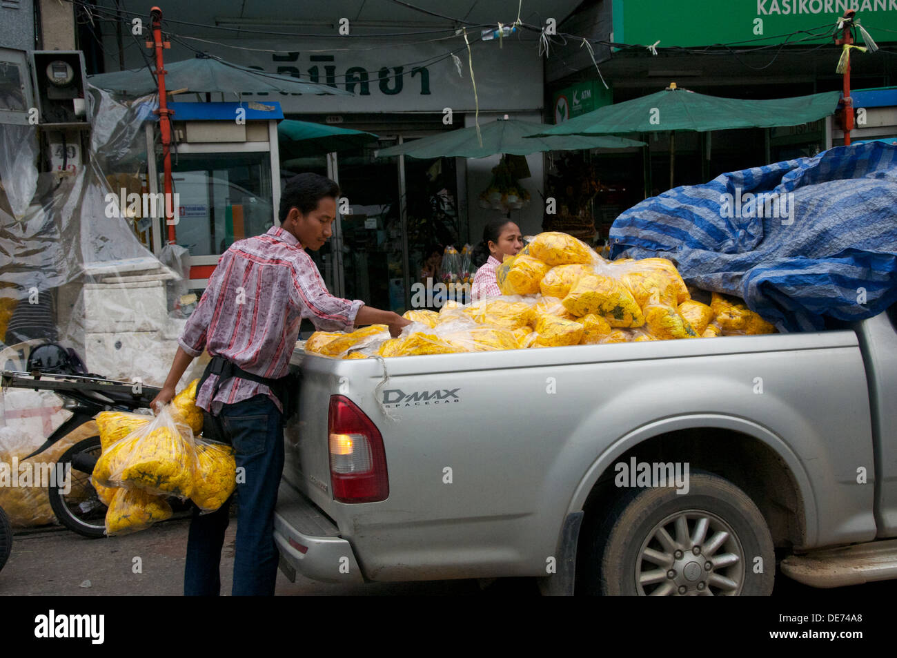 Thai street market Stock Photo