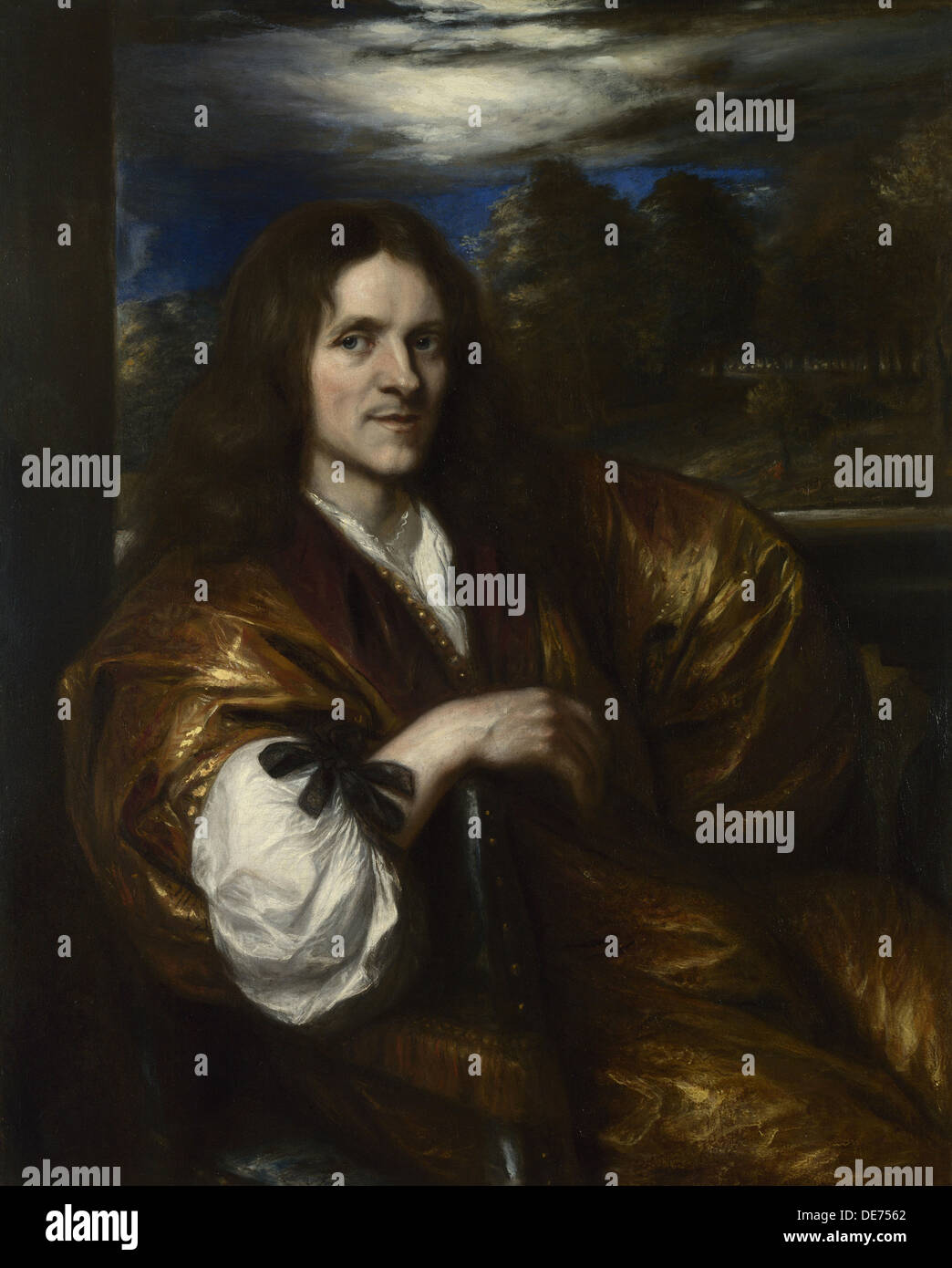 Self-Portrait, ca 1638. Artist: Lievens, Jan (1607-1674) Stock Photo