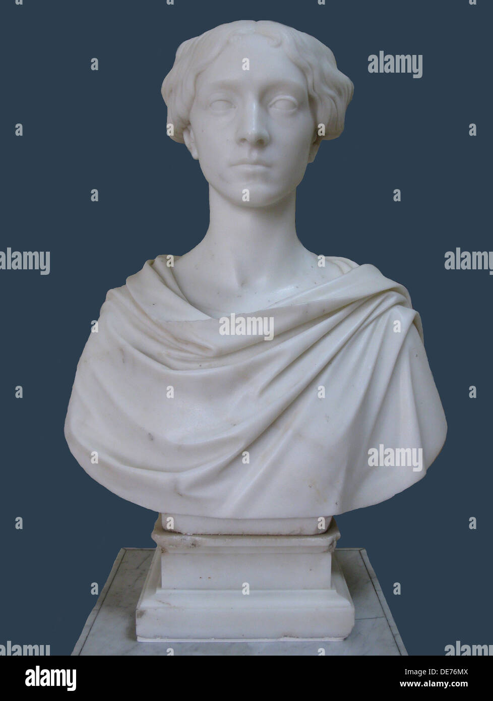 Portrait Bust of Countess Tatyana Stroganova, 1853. Artist: Tenerani, Pietro (1789-1869) Stock Photo