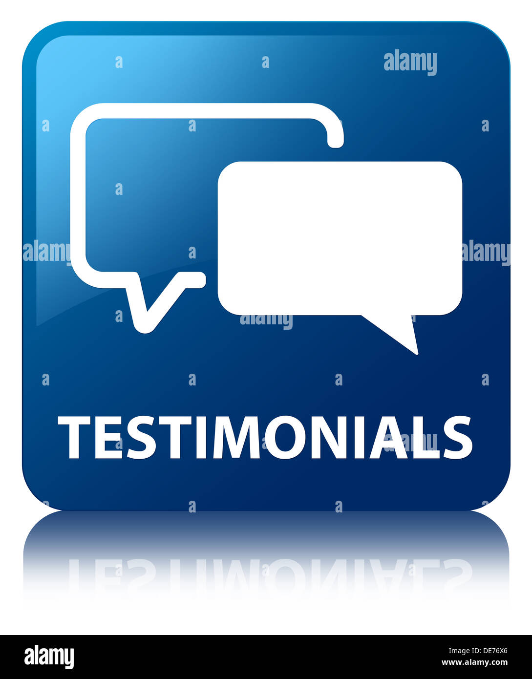 Testimonials Button Authenticate button hi-res stock photography and images - Alamy