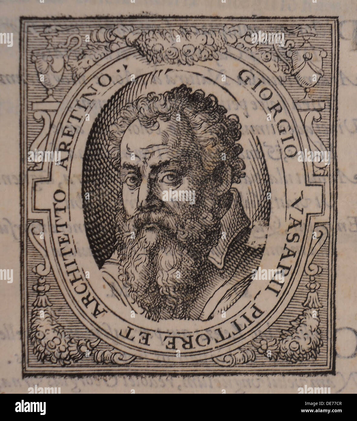 Giorgio Vasari. From: Giorgio Vasari, The Lives of the Most Excellent Italian Painters, Sculptors, and Architects, 1568. Artist: Anonymous Stock Photo