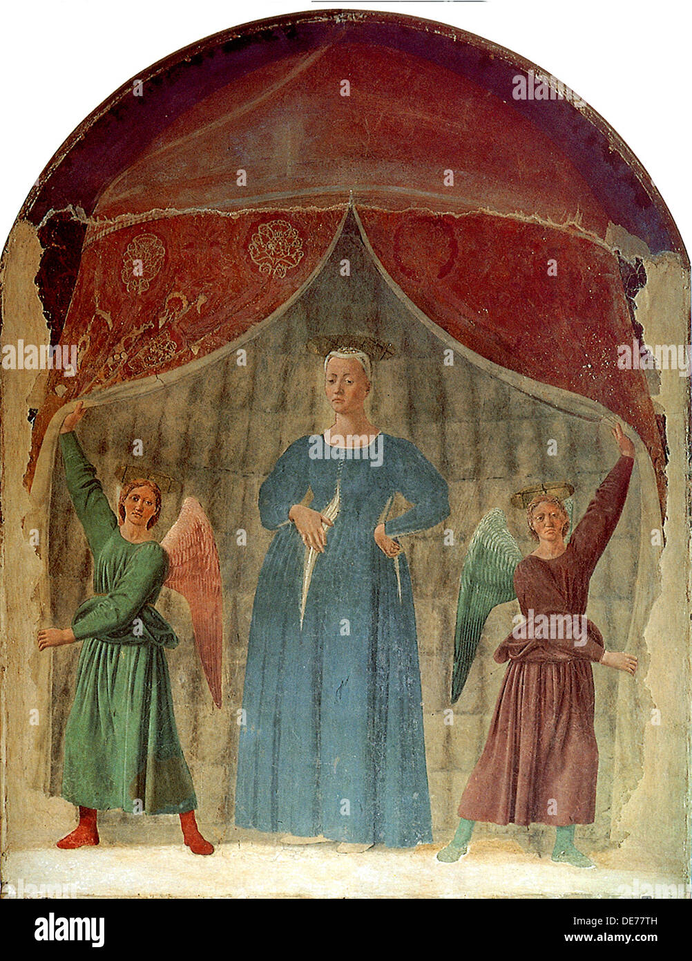 Madonna del Parto, ca 1460. Artist: Piero della Francesca (ca 1415-1492) Stock Photo
