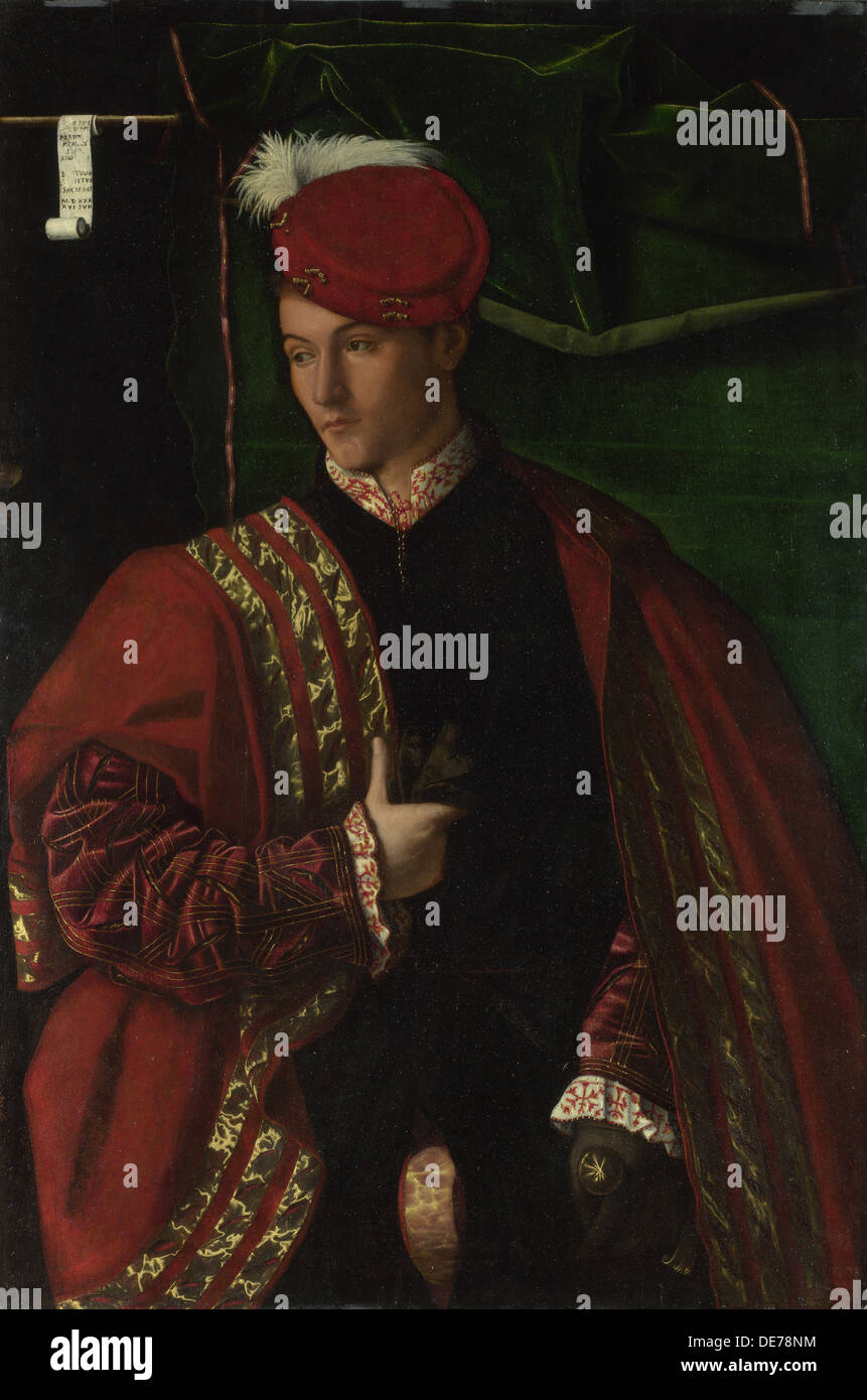 Lodovico Martinengo, 1530. Artist: Veneto, Bartolomeo (1502-1555 Stock ...