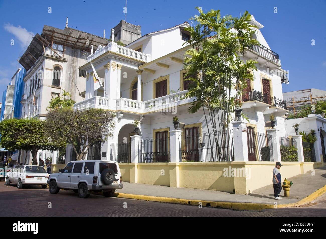 Houses, Casco Viejo, Panama City, Panama Stock Photo Alamy
