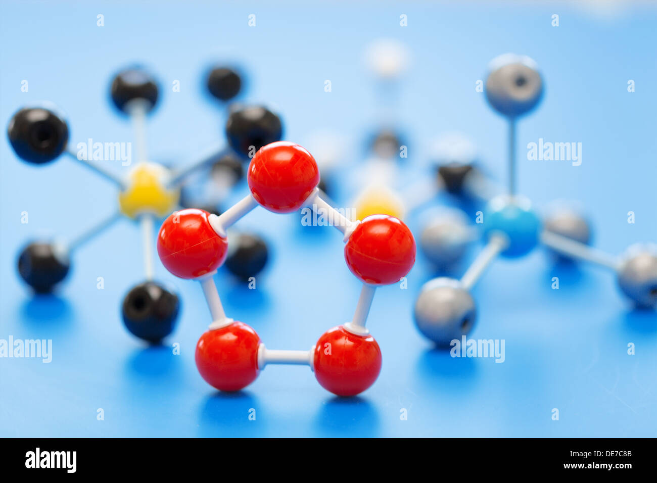 model of chemical molecule Stock Photo