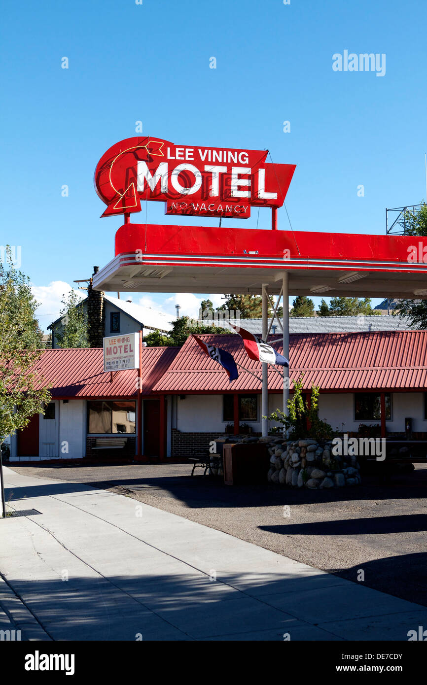 Lee vining motel hi-res stock photography and images - Alamy